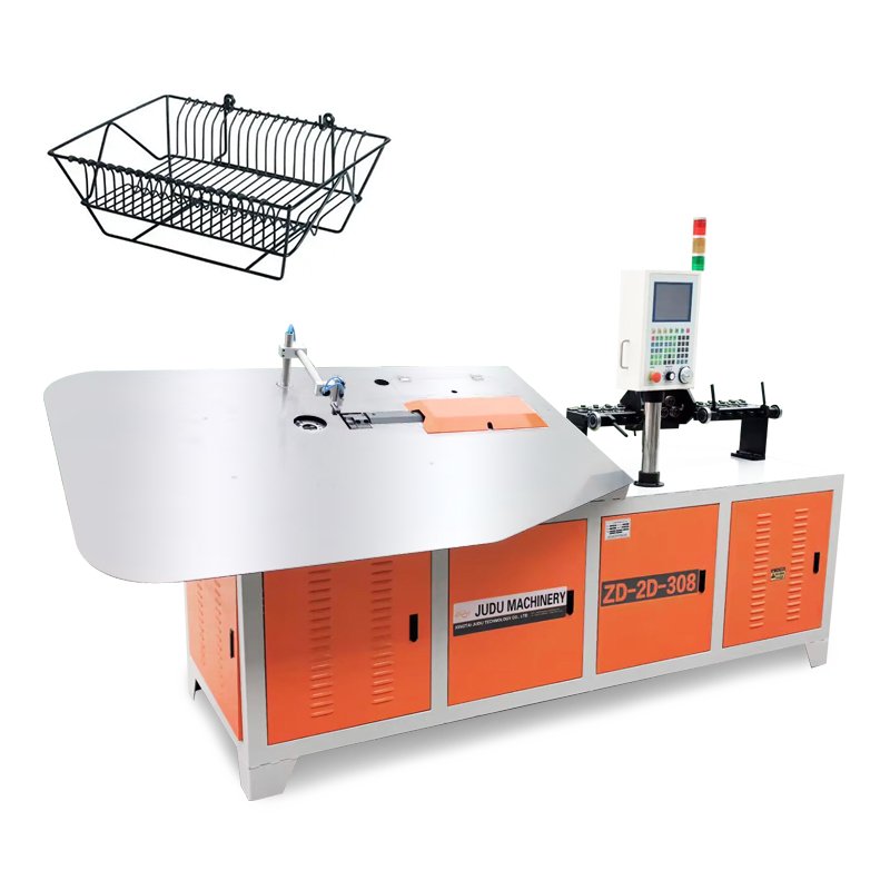 Automatic 2D Wire Bending Machine for Carbon Steel With Motor Engine & Gear Core Components PLC Cutting & Cut to Length Services