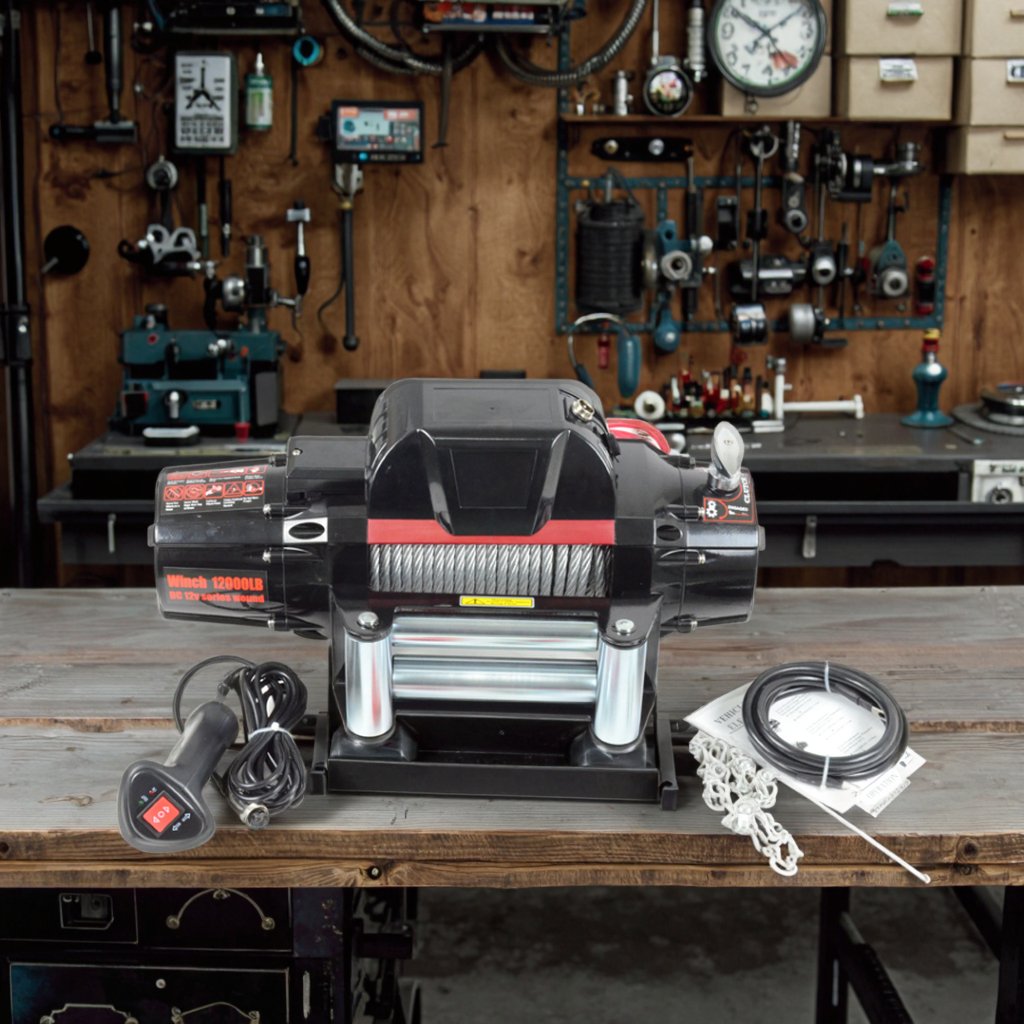 13000 LBS 12v 24v Electric Winch Used for Car