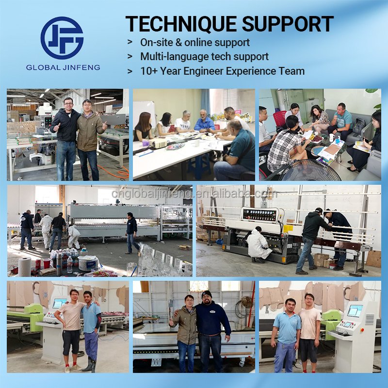 Auto Glass Double Edger Machine Glass Making Machine Production Line
