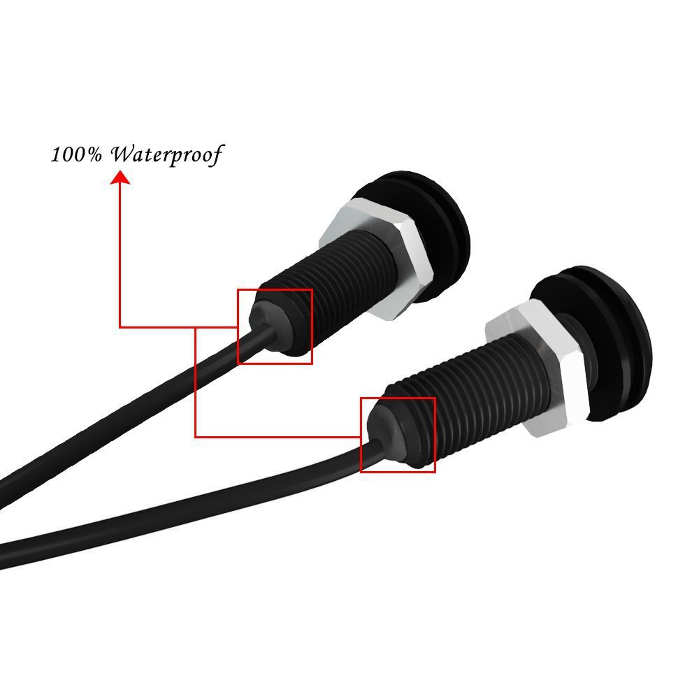 4X White Red Blue Yellow DC 12V Eagle Eye Led Daytime Running Lights Backup Auto Motor Parking Signal Lamp Waterproof Day Lights