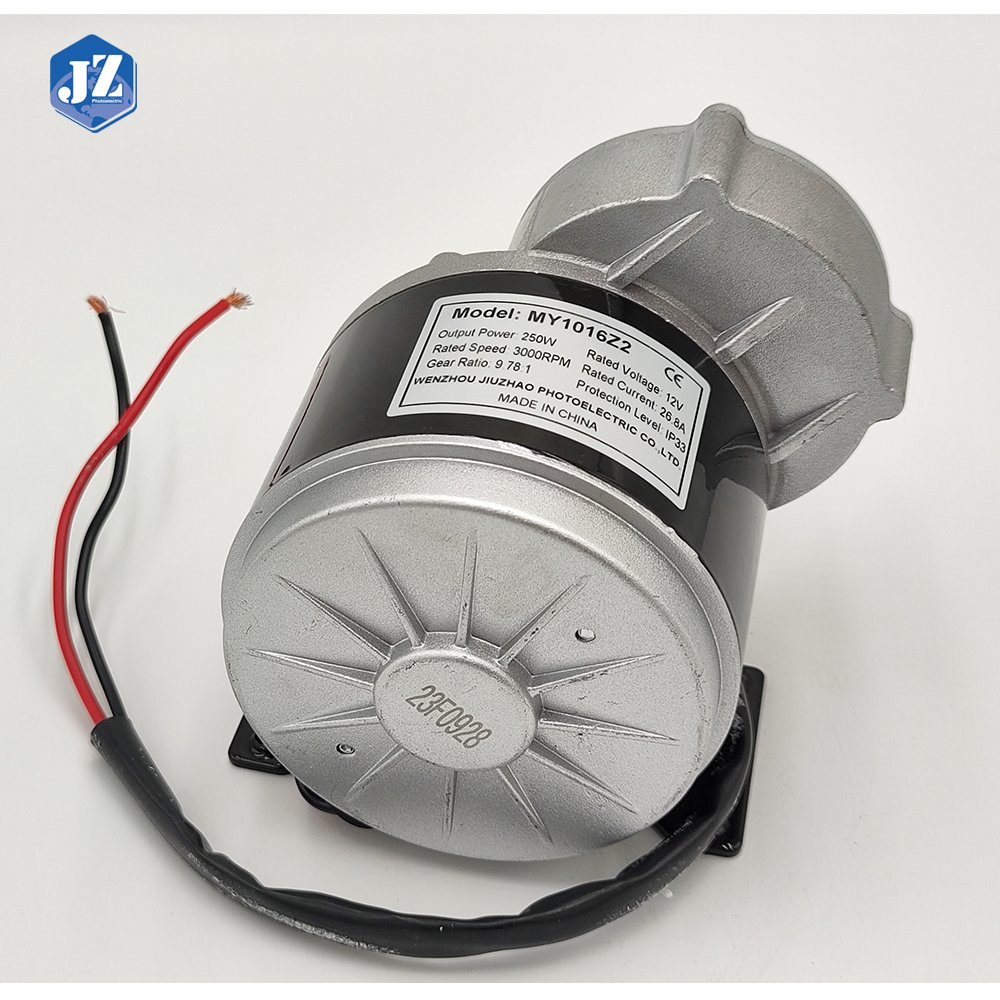 JIUZHAO MOTOR Unique MY1016Z2 Electric Bicycle 250W Ebike Kit 12Volt Brush DC Motor for Pump Auto Mechanical