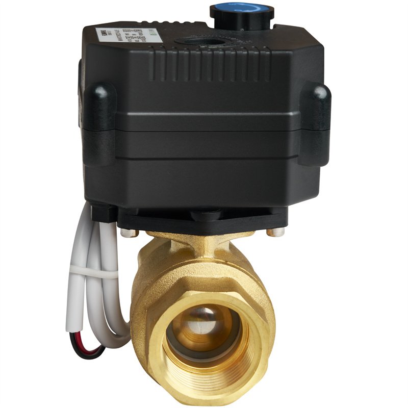 Factory DN15 1/2'' 20 3/4 Inch DN25 12v 24V Modbus RTU RS485 protocol Electrical Motorized Ball Valve for Remote Water Control
