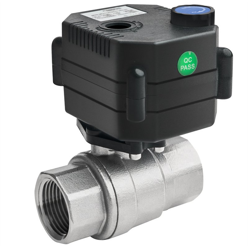 Factory DN15 1/2'' 20 3/4 Inch DN25 12v 24V Modbus RTU RS485 protocol Electrical Motorized Ball Valve for Remote Water Control