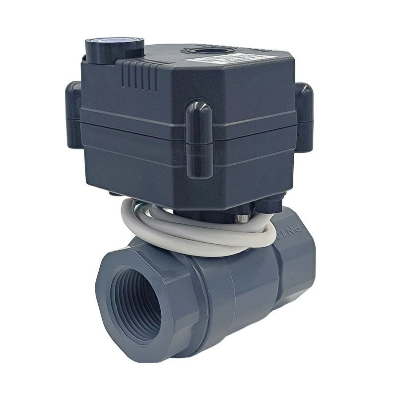 Factory DN15 1/2'' 20 3/4 Inch DN25 12v 24V Modbus RTU RS485 protocol Electrical Motorized Ball Valve for Remote Water Control