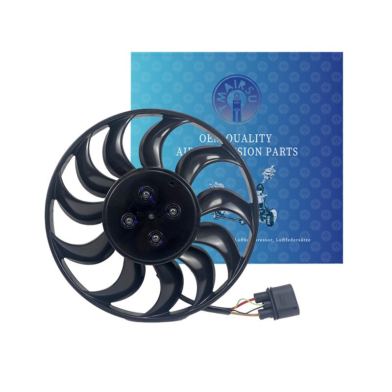 Radiator With Fan Motor Used Aluminum Radiator Cooling Fan Assembly for VW Touareg 3Q0959455C