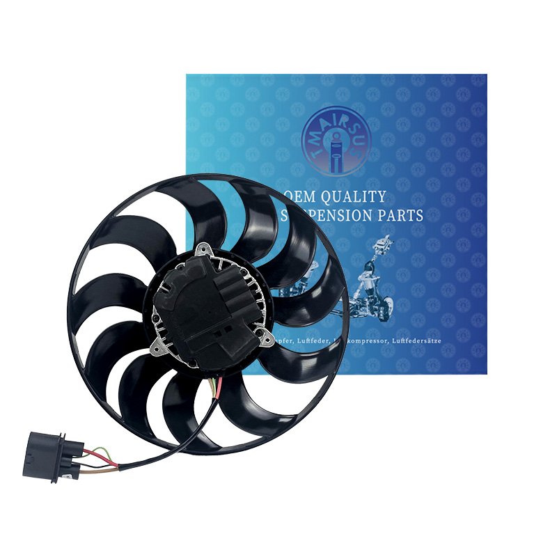 Radiator With Fan Motor Used Aluminum Radiator Cooling Fan Assembly for VW Touareg 3Q0959455C
