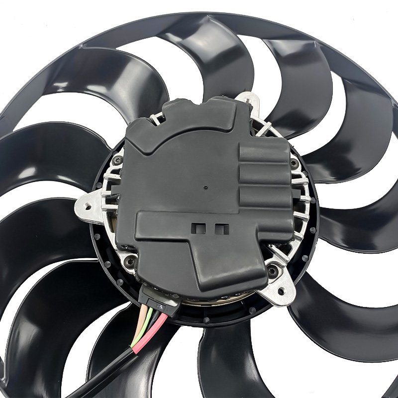 Radiator With Fan Motor Used Aluminum Radiator Cooling Fan Assembly for VW Touareg 3Q0959455C