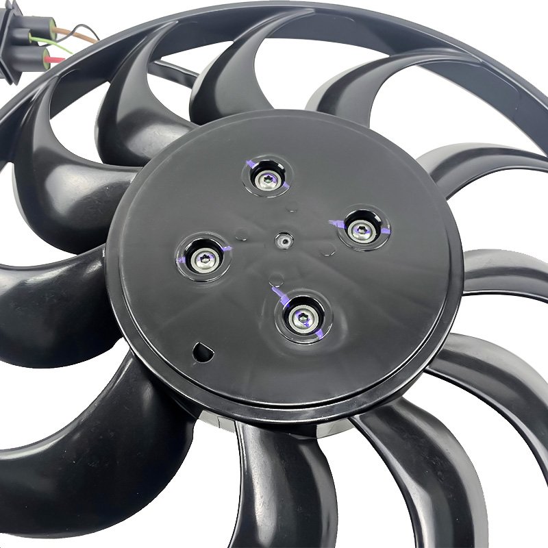 Radiator With Fan Motor Used Aluminum Radiator Cooling Fan Assembly for VW Touareg 3Q0959455C