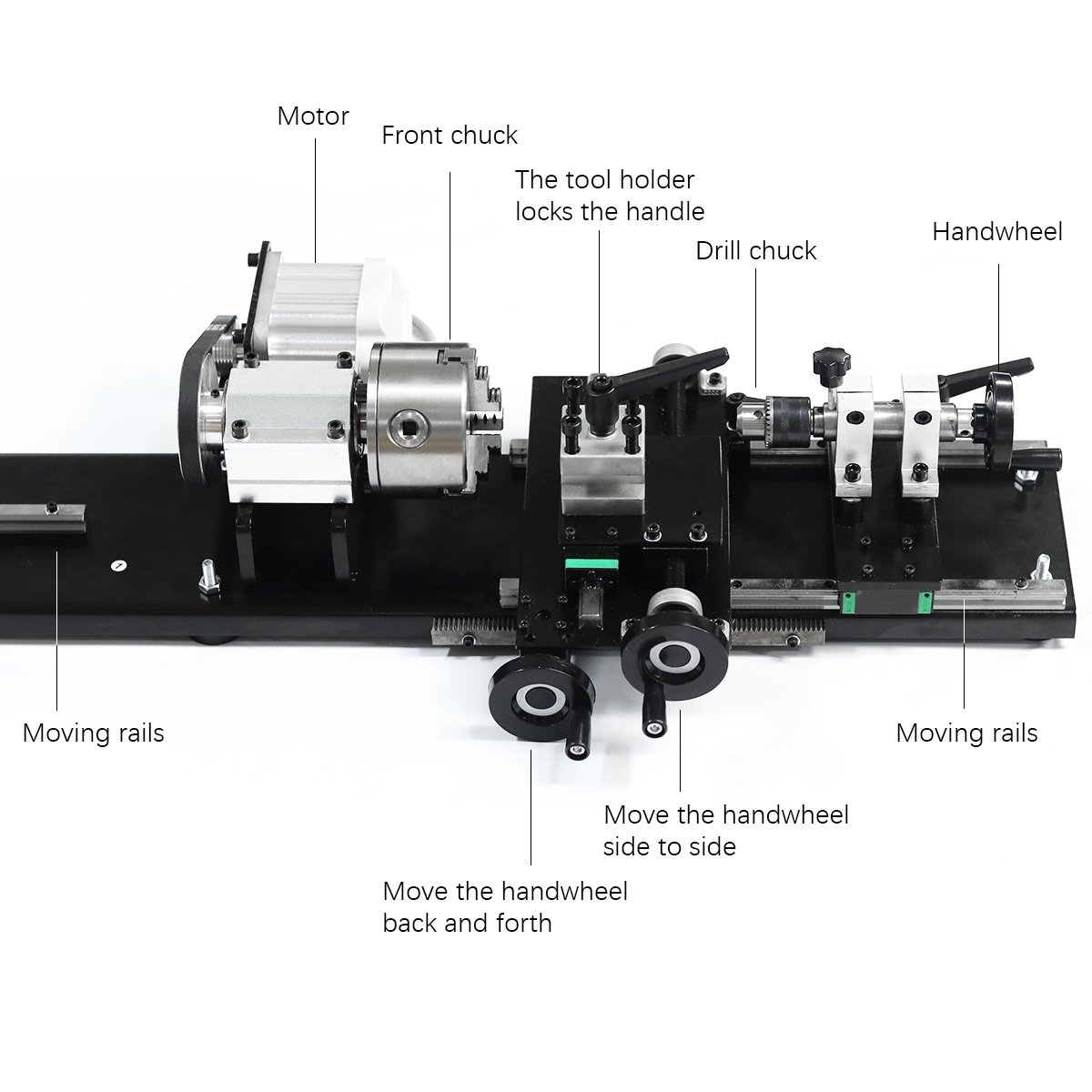 Billiard Lathe Machine Full Multi Function Tip Repairing Ferrule Changing Cue Straighten Machine Brushless Motor Billiard Halls