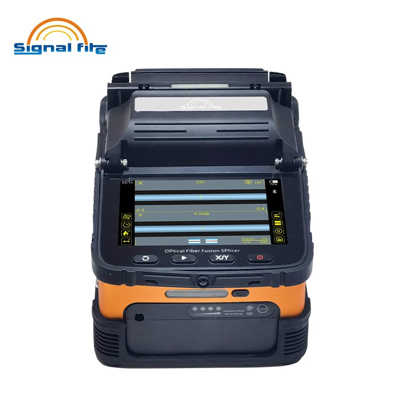Fiber Optic AI-5 Six Motors Fusion Splicer Machine 5s Splicing fusionadora de fibra optica Ai-8 ,AI-7 AI-6C+ Multi-language