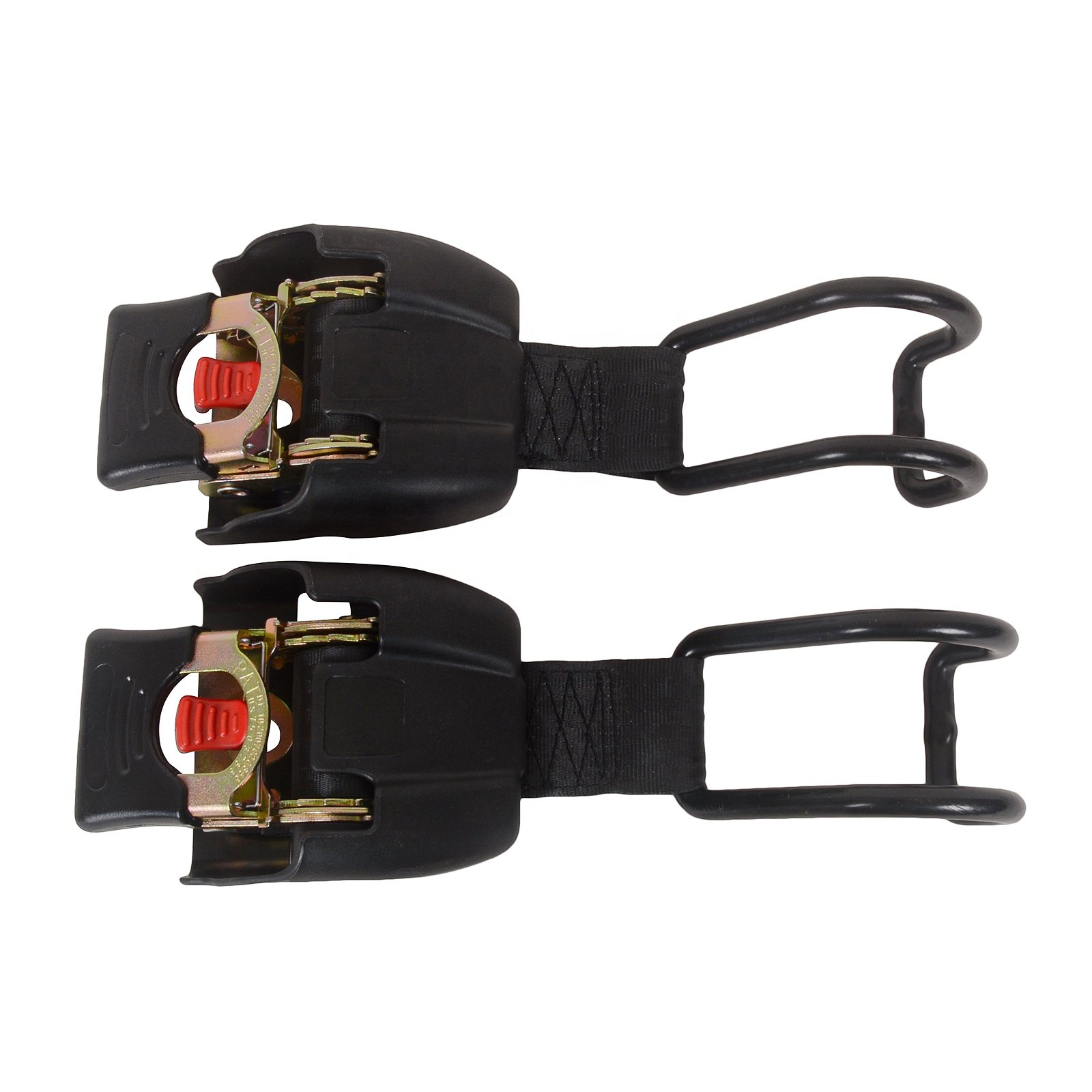 Motorcycle Iron Made Auto Retractable Tie Down Strap with U Hook