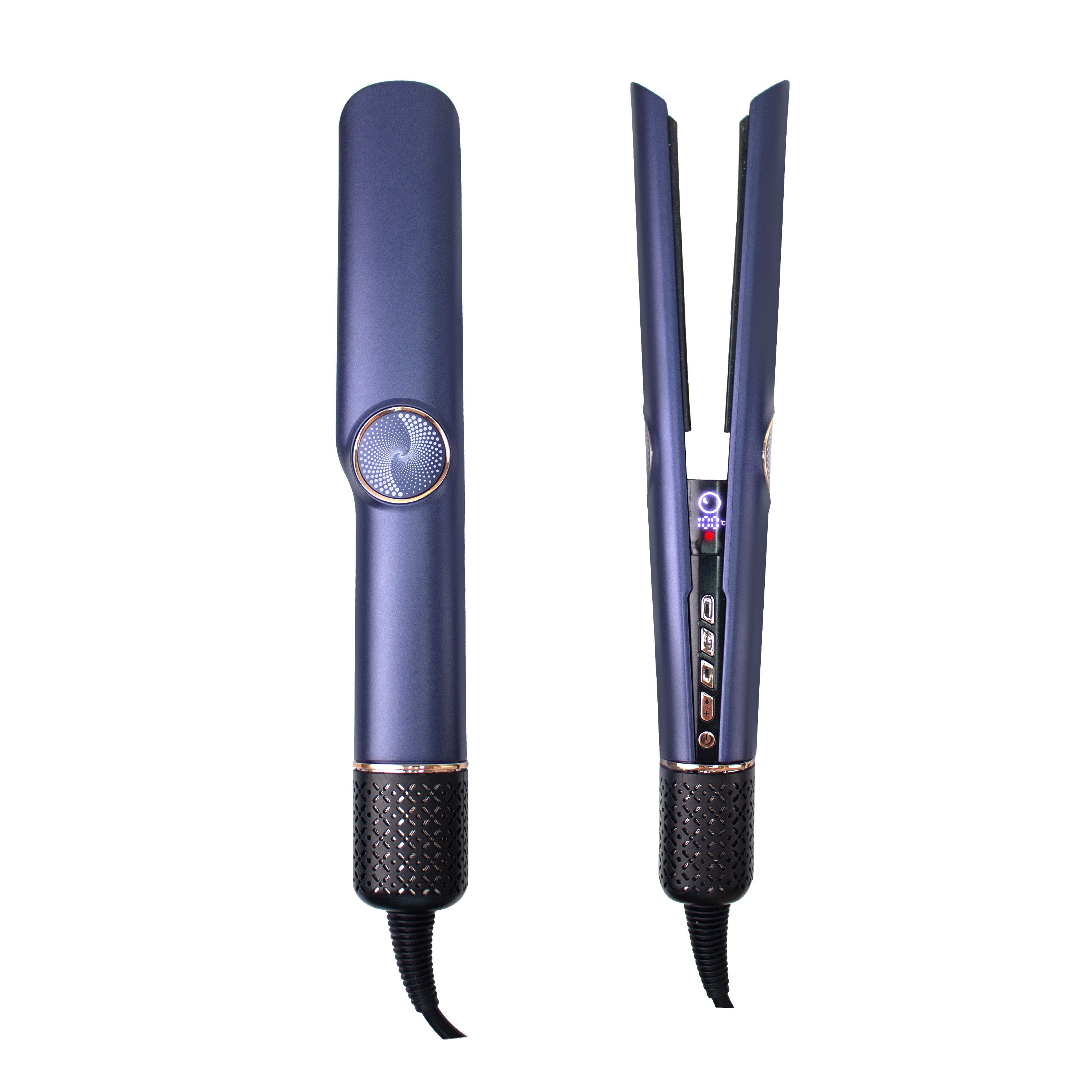 Newest Technology Hair Straightener Electric Flat Iron Hair Straightener Professional 2 in 1 Hot Air Styler