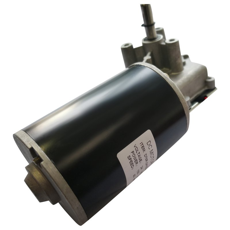 76MM 24V 12V DC High Torque 4 to 20Nm Right Angle Worm Gear Motor for Garage Door