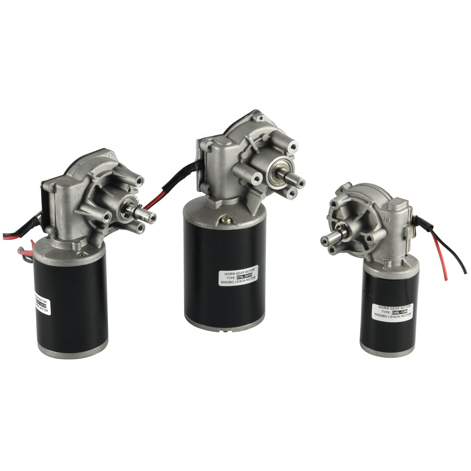 76MM 24V 12V DC High Torque 4 to 20Nm Right Angle Worm Gear Motor for Garage Door