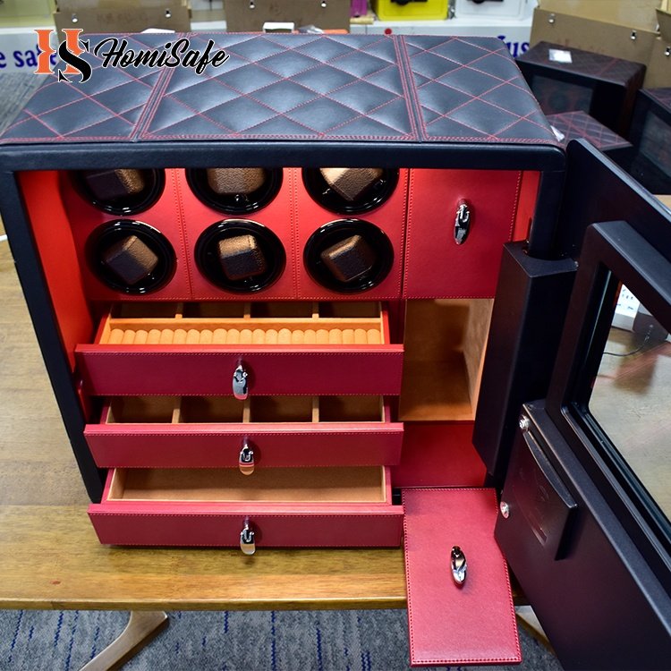 Factory Price Steel Security Auto Motor Watch Winder Automatic Jewelry Watch Winder Safe
