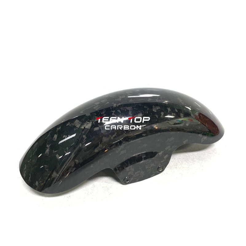 Motorcycle Front Forged Carbon Fender Fit for Harley 2009 to 2023 Touring Street Glide Electra Road King Glide Bagger