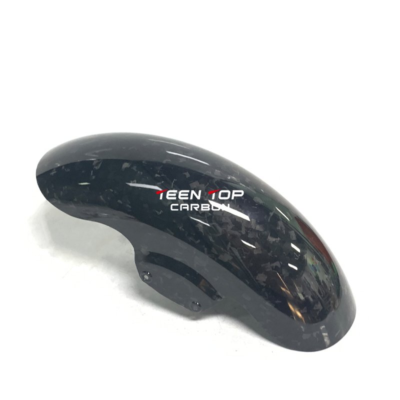 Motorcycle Front Forged Carbon Fender Fit for Harley 2009 to 2023 Touring Street Glide Electra Road King Glide Bagger