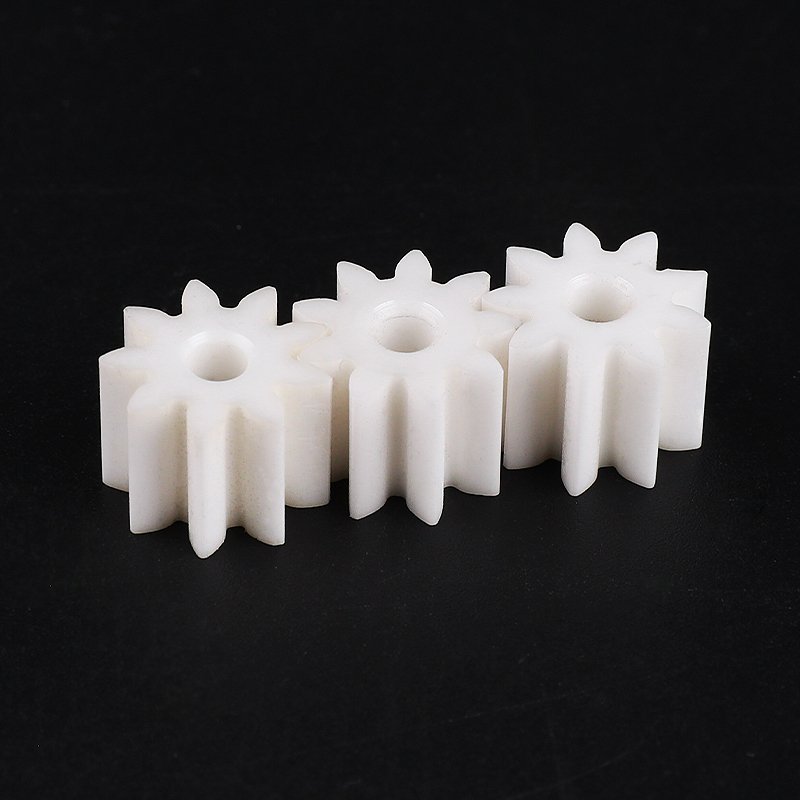 Straight Toothed Cylindrical Gear Industrial Motor Drive Zirconia Alumina Ceramic Spindle Gear Parts