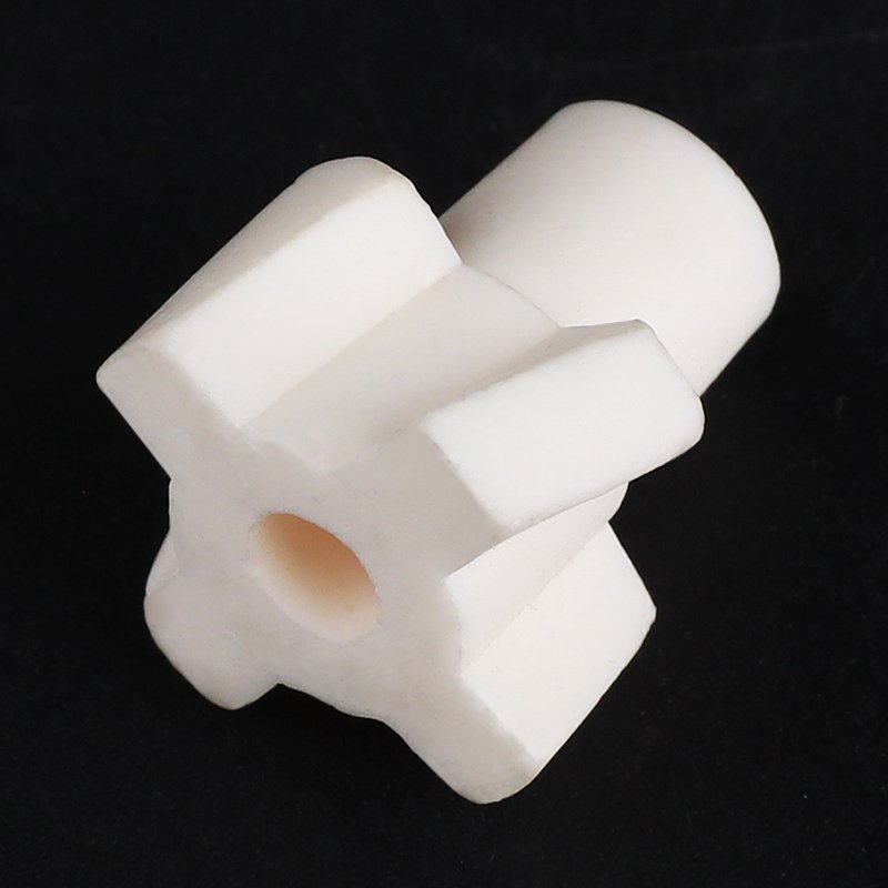 Straight Toothed Cylindrical Gear Industrial Motor Drive Zirconia Alumina Ceramic Spindle Gear Parts