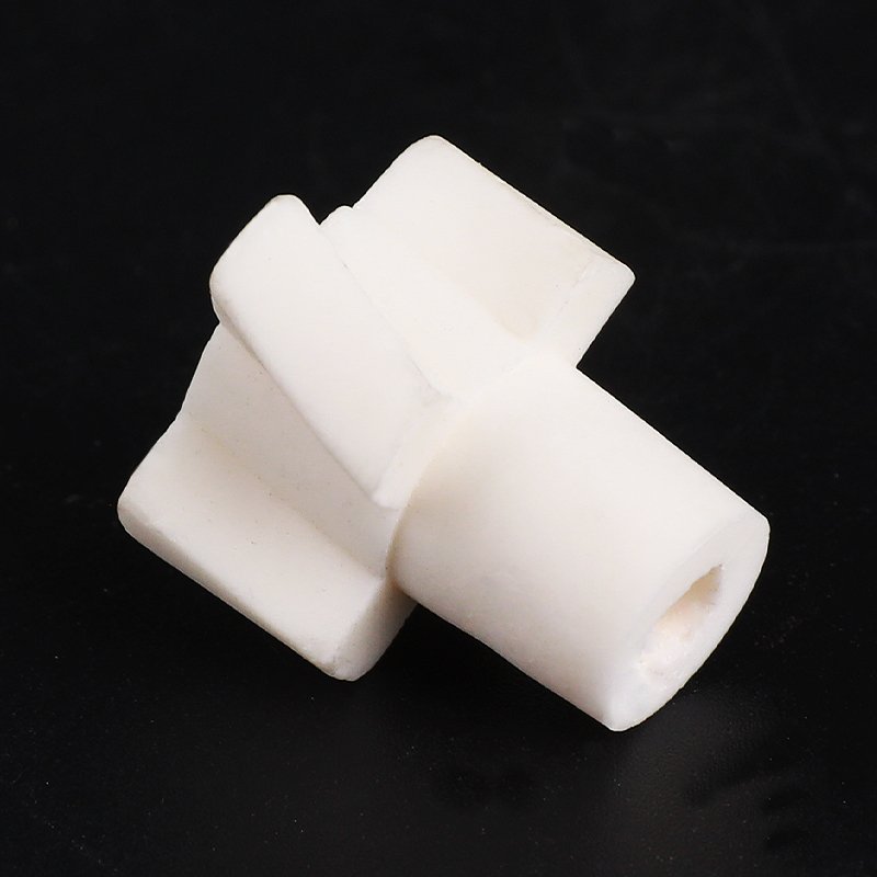 Straight Toothed Cylindrical Gear Industrial Motor Drive Zirconia Alumina Ceramic Spindle Gear Parts