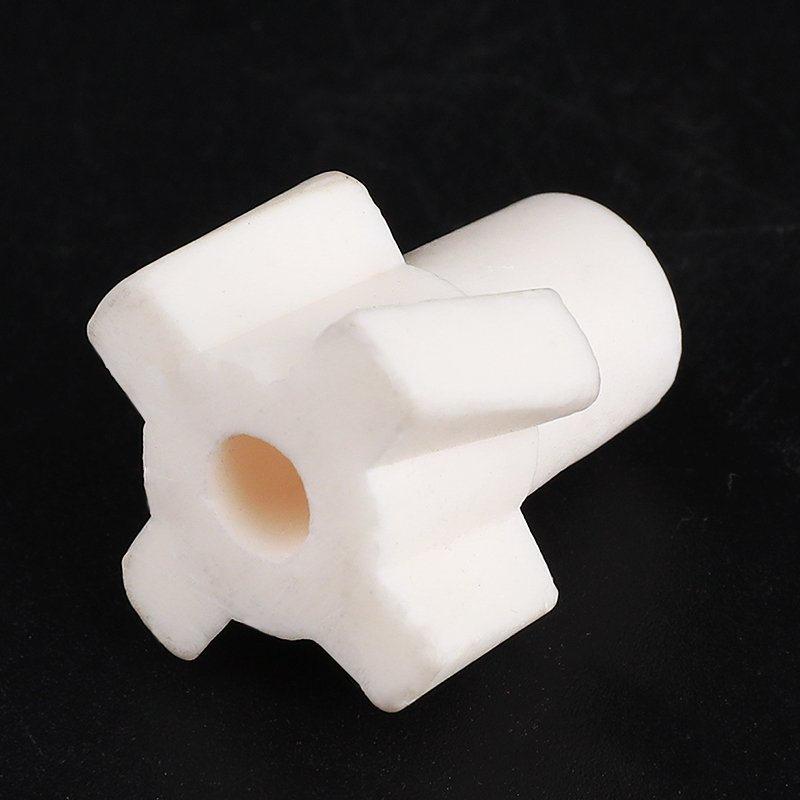 Straight Toothed Cylindrical Gear Industrial Motor Drive Zirconia Alumina Ceramic Spindle Gear Parts