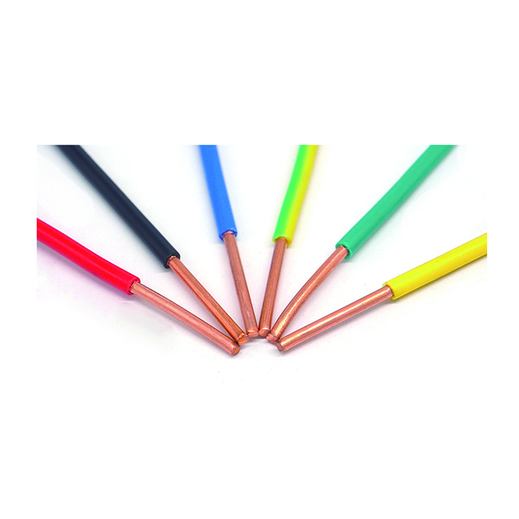 Discount Electronic Cable Architectural Lighting Electrical Cables 1.5mm 2.5mm 4mm 6mm 10mm PVC Copper Solid Insulated BV CN