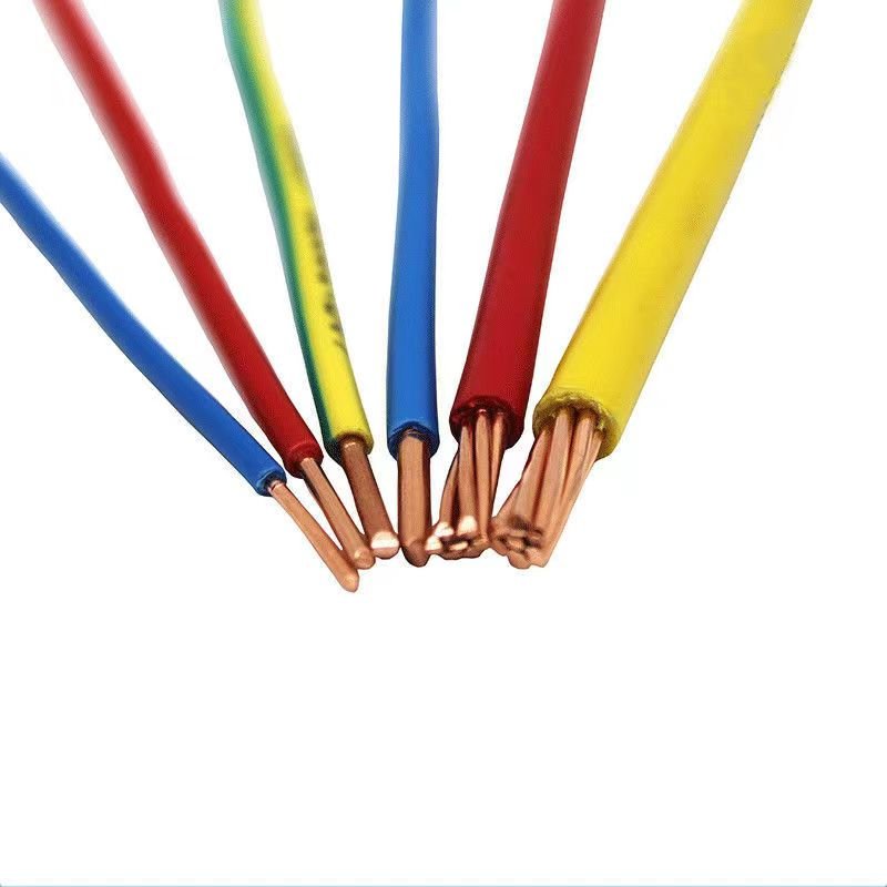 Discount Electronic Cable Architectural Lighting Electrical Cables 1.5mm 2.5mm 4mm 6mm 10mm PVC Copper Solid Insulated BV CN