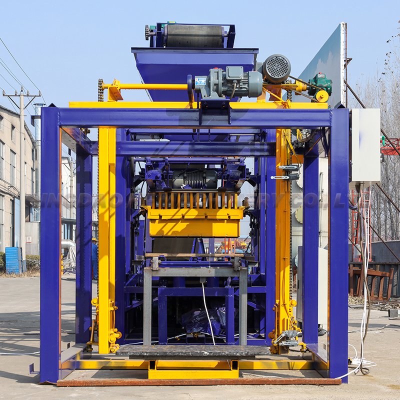 Qt4-26 Brick Machine Making Semi-automatic Machines Concrete in South Africa Engine Block Machine