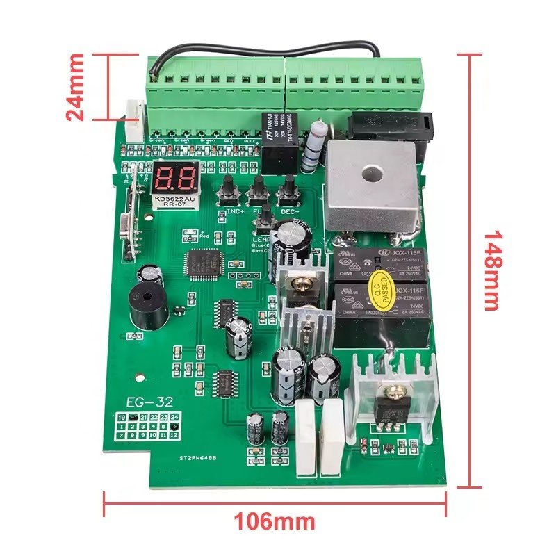 Universal Control Board PCB Circuit Board for Auto Swing Gate Opener