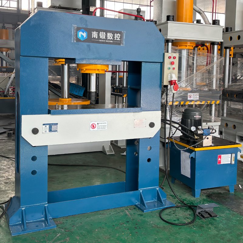 Nadun 100T Automatic H Frame Hydraulic Power Press Machine with Big Worktable