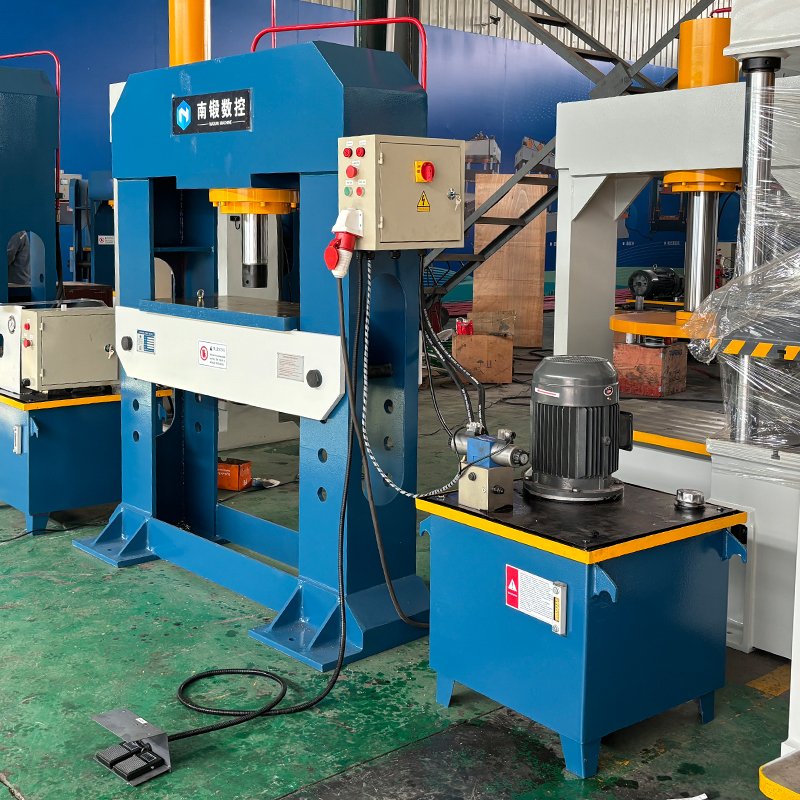 Nadun 100T Automatic H Frame Hydraulic Power Press Machine with Big Worktable