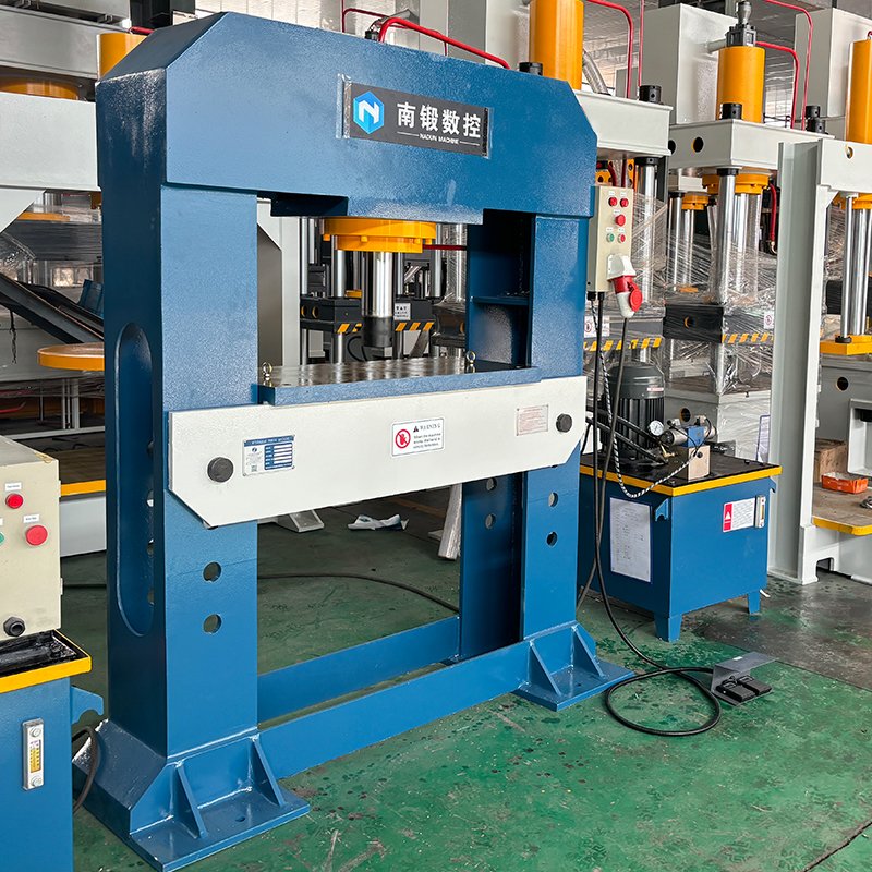 Nadun 100T Automatic H Frame Hydraulic Power Press Machine with Big Worktable
