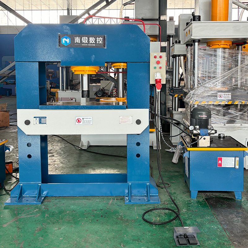 Nadun 100T Automatic H Frame Hydraulic Power Press Machine with Big Worktable