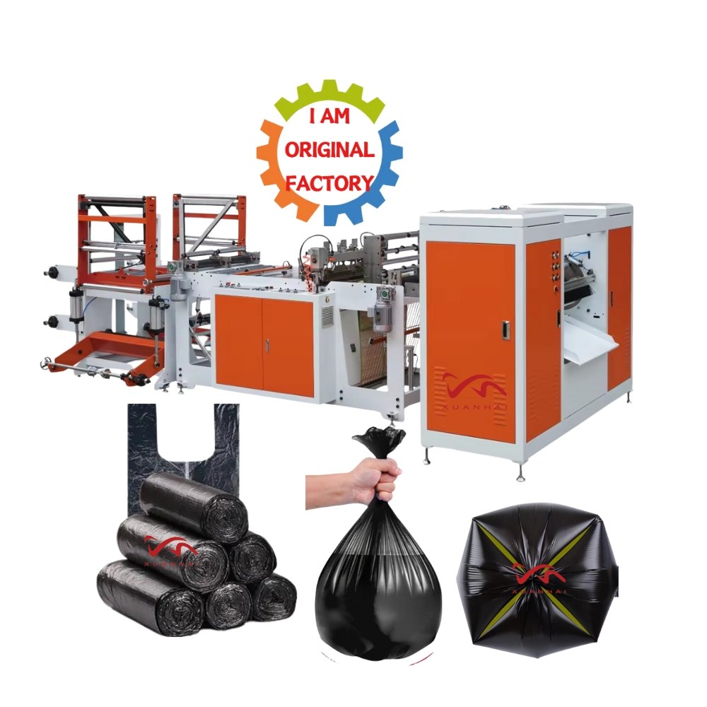 Plastic Garbage Bag Making Machine with Auto Exchange Device Making Machine