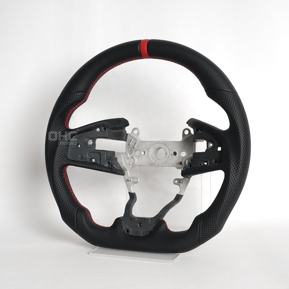 Factory Hand-Stitched Full Leather Steering Wheel for USA Honda Civic Steering Wheel 2016 2017 2018 2019 2020 2021