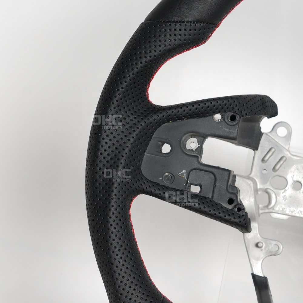 Factory Hand-Stitched Full Leather Steering Wheel for USA Honda Civic Steering Wheel 2016 2017 2018 2019 2020 2021