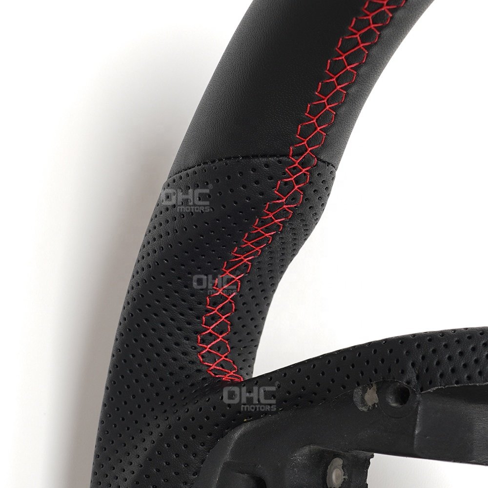 Factory Hand-Stitched Full Leather Steering Wheel for USA Honda Civic Steering Wheel 2016 2017 2018 2019 2020 2021