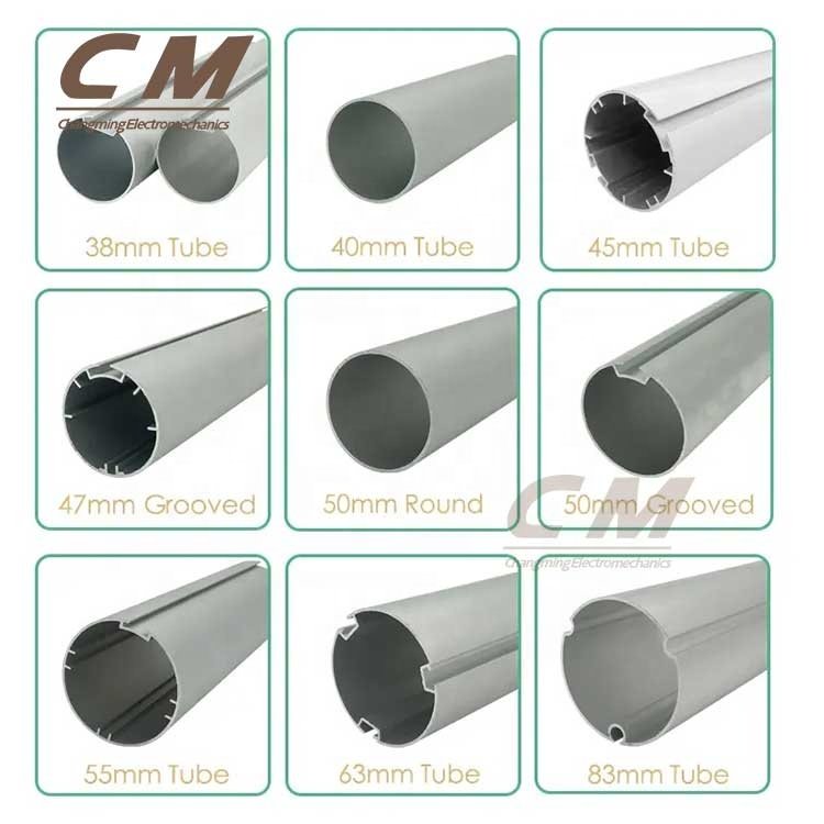 Wholesale Manual Motorized White Color 1.0mm Thickness High Quality Aluminum Roller Blind Bottom Rail