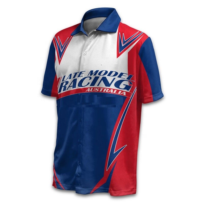 Custom Sports Uniform and Design Your Owe Design Motor Sports Racing Team Shirts
