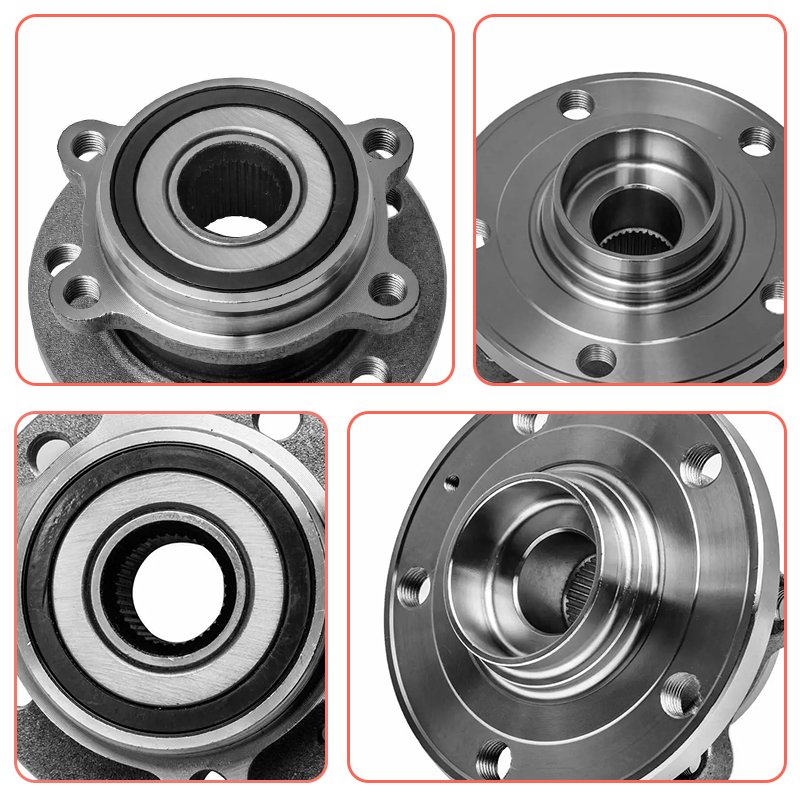 Front Wheel Hub Bearing Assembly for 1KD407621B 1K0407621C 1K0407621D for VW Golf Jetta Audi A3 A1 Q3 TT