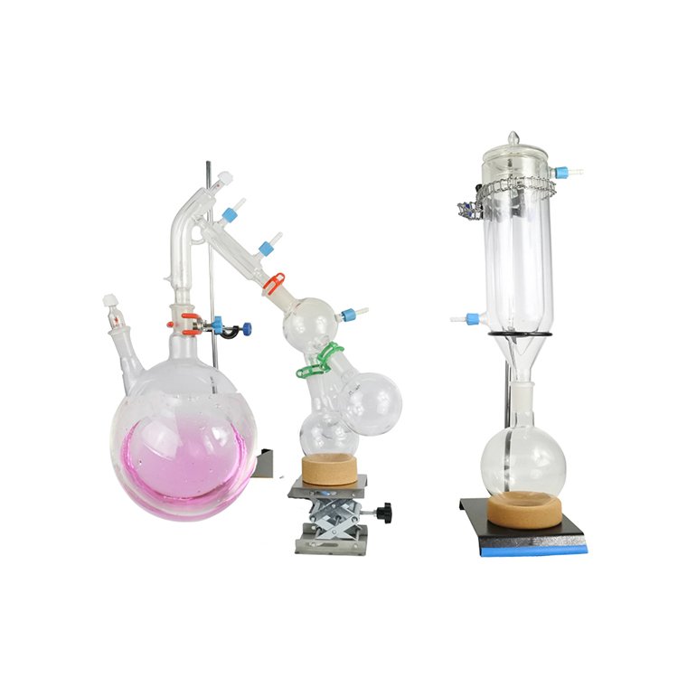 Laboratory Short Path Distillation Apparatus Set With Cold Trap