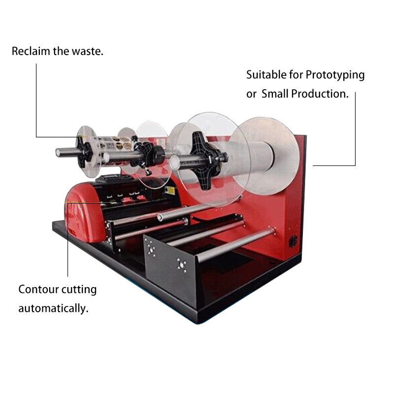 Economic Automatic Roll to Roll Label Sticker Die Cutting Machine Die Cutter