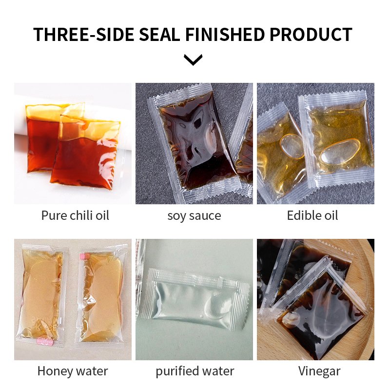 Automatic Milk Bag Packaging Pure Juice Filling Sealing Cooking Mustard Oil Pouch Water Liquid Packing Machine