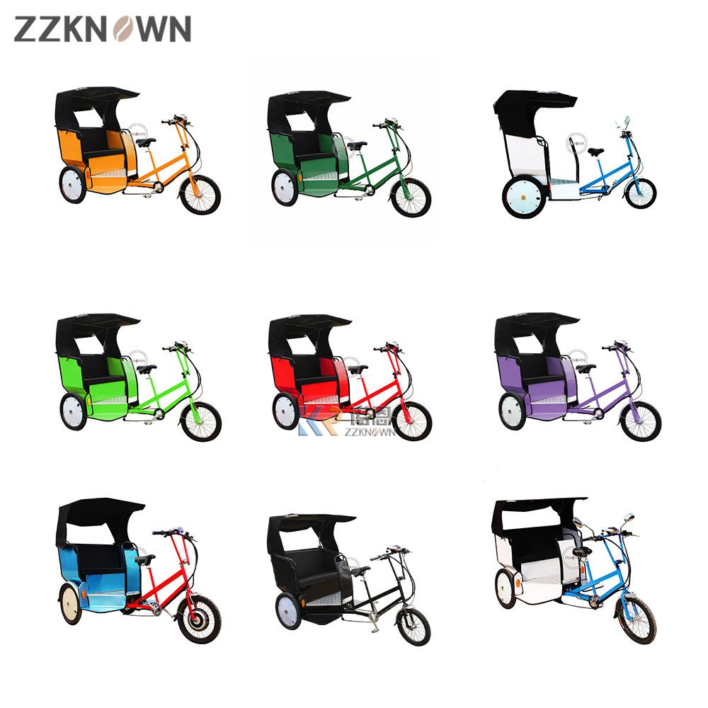New Design Passenger Transport Tricycle Electric Rickshaw 3 Wheels Taxis Pedicab Rickshaw Manufacturer