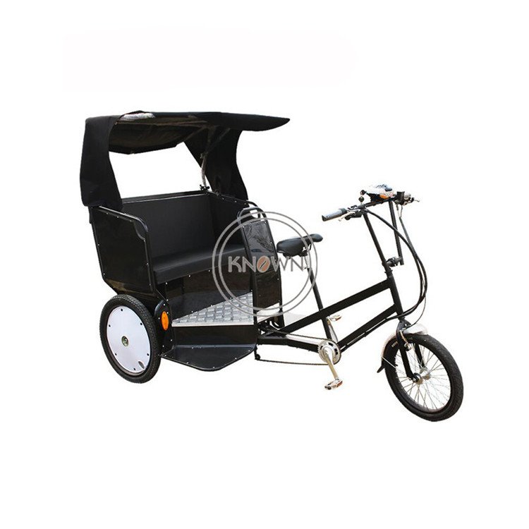 New Design Passenger Transport Tricycle Electric Rickshaw 3 Wheels Taxis Pedicab Rickshaw Manufacturer