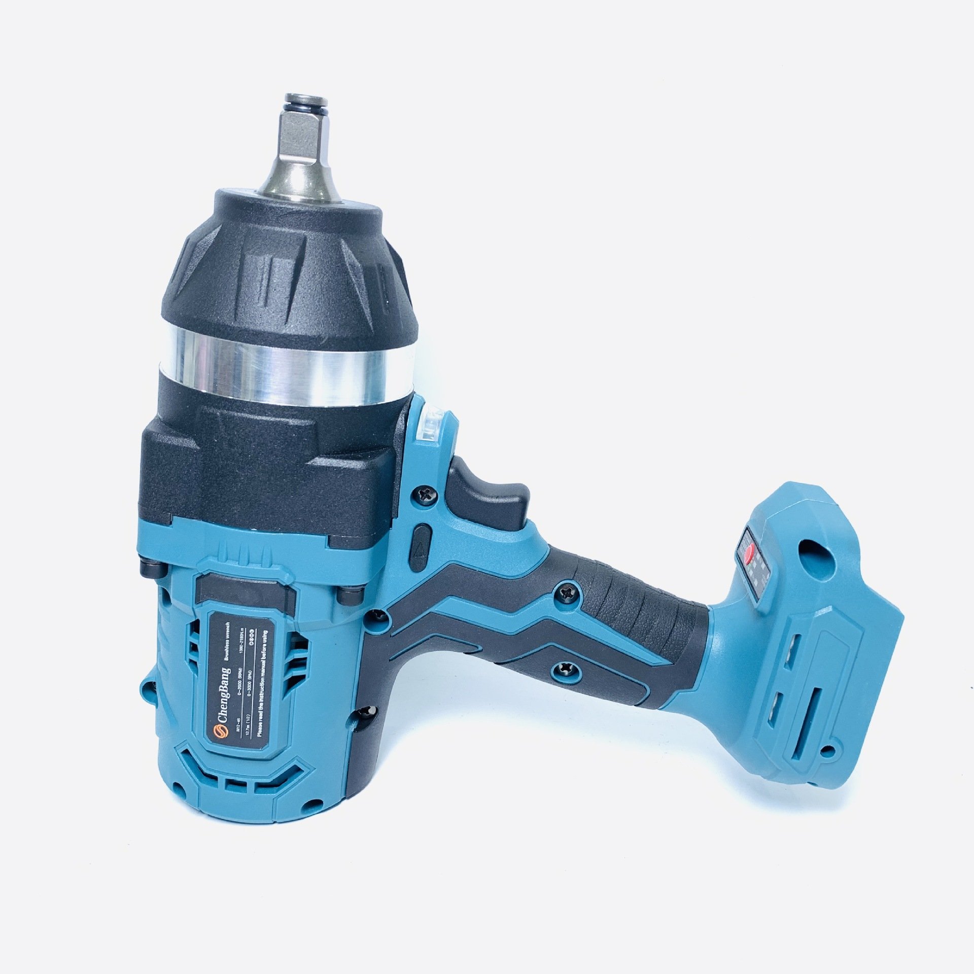 1/2" Rechargeable Lithium Brushless Electric Impact Wrench 2180N.m High Torque Heavy Duty Cordless Wrench for Truck Tire LL01