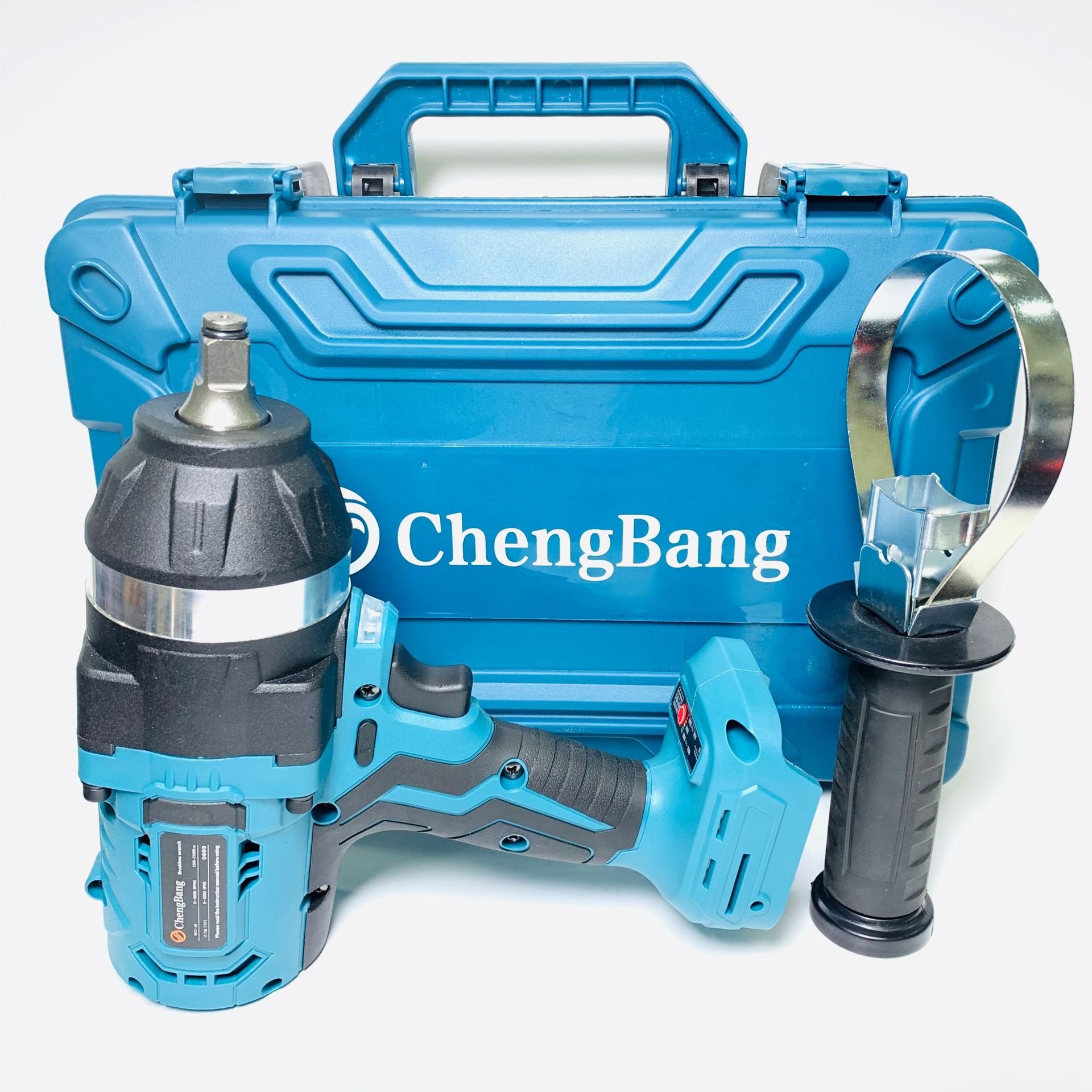1/2" Rechargeable Lithium Brushless Electric Impact Wrench 2180N.m High Torque Heavy Duty Cordless Wrench for Truck Tire LL01