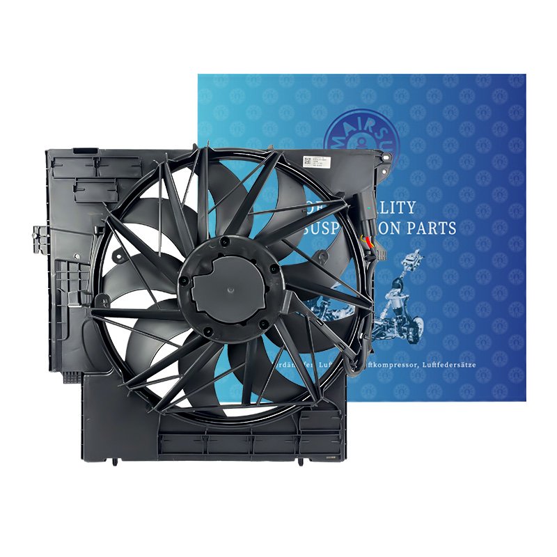 Radiator Fan Assembly Auto Parts Motor Solution Air Cooling Car Engine Car Radiator Fan for X3 17427601176 Radiator X3