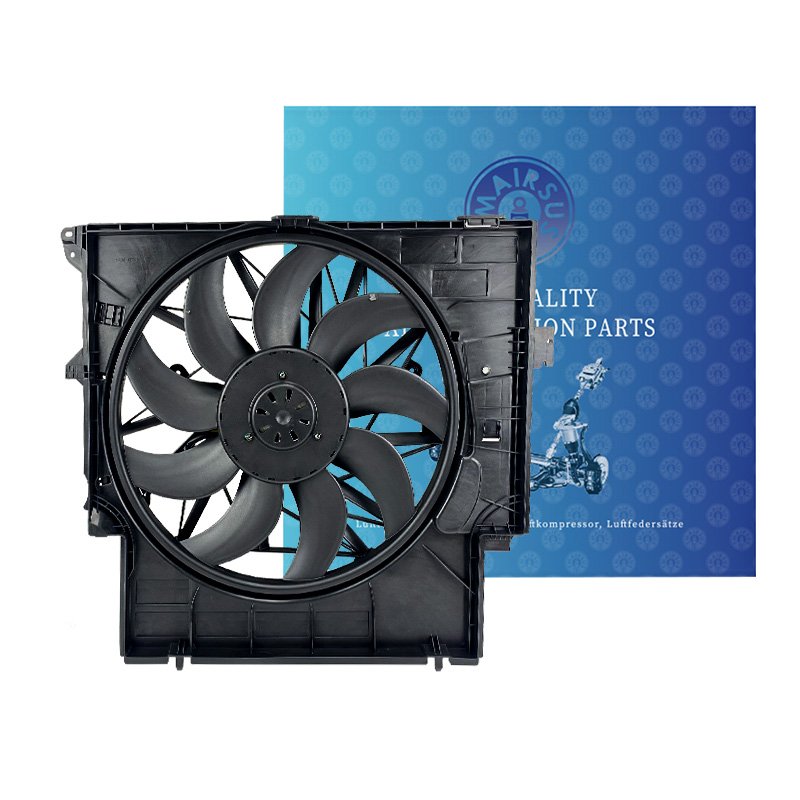 Radiator Fan Assembly Auto Parts Motor Solution Air Cooling Car Engine Car Radiator Fan for X3 17427601176 Radiator X3