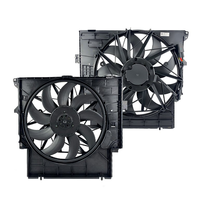 Radiator Fan Assembly Auto Parts Motor Solution Air Cooling Car Engine Car Radiator Fan for X3 17427601176 Radiator X3